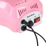 Masina electrica de slefuit unghiile, 65 W, pentru manichiura si pedichiura, cu 6 capete, culoare Roz - imagine 8
