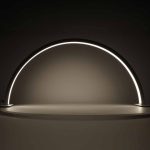 Lampa de birou pentru cosmetica sau manichiura, cu LED-uri, fara umbre, design curbat, culoare Alba, pentru saloane sau uz personal - imagine 7