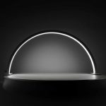 Lampa de birou pentru cosmetica sau manichiura, cu LED-uri, fara umbre, design curbat, culoare Alba, pentru saloane sau uz personal - imagine 8