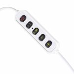 Lampa de birou pentru cosmetica sau manichiura, cu LED-uri, fara umbre, design curbat, culoare Alba, pentru saloane sau uz personal - imagine 9