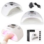 Lampa UV pentru unghii, model "SUN X26 MAX", pentru manichiura, unghii hibride și unghii cu gel, 81 de LED-uri. 380 W, culoare Alba, pentru uz personal sau profesional - imagine 3